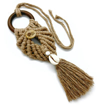 Load image into Gallery viewer, Mini macramé geur hanger Collectie