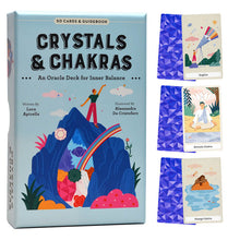 Afbeelding in Gallery-weergave laden, Crystals & Chakra orakel set