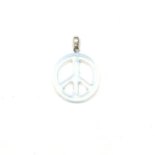 Afbeelding in Gallery-weergave laden, Peace Sign mineraalstenen hangers