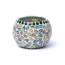Load image into Gallery viewer, Mozaiek leaf theelichthouder
