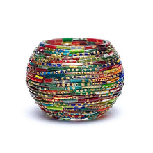 Load image into Gallery viewer, Mozaïek Theelichthouder Stripes