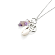 Afbeelding in Gallery-weergave laden, Zodiac mineraalsteen ketting collectie