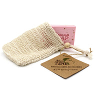 Natuurlijke Zeep Washand - gewassen jute