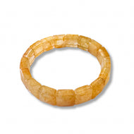 Golden healer naturel armband square