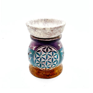 Aroma brander flower of life