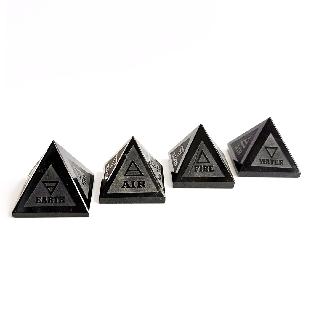 4 elements Shungite piramides