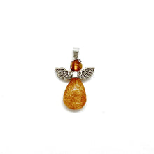 Load image into Gallery viewer, Angel mineral stone pendant collection
