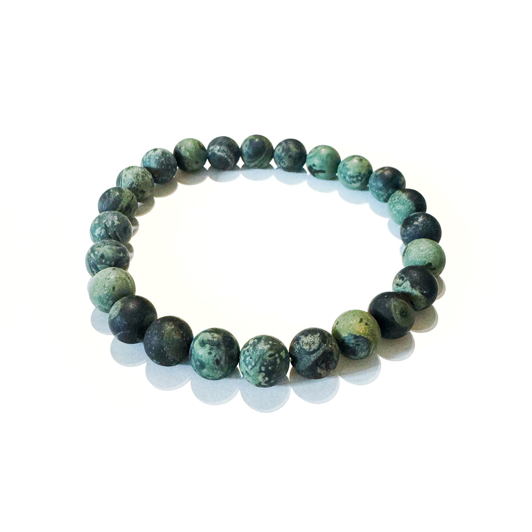 Kambaba jasper mat naturel armband 8mm