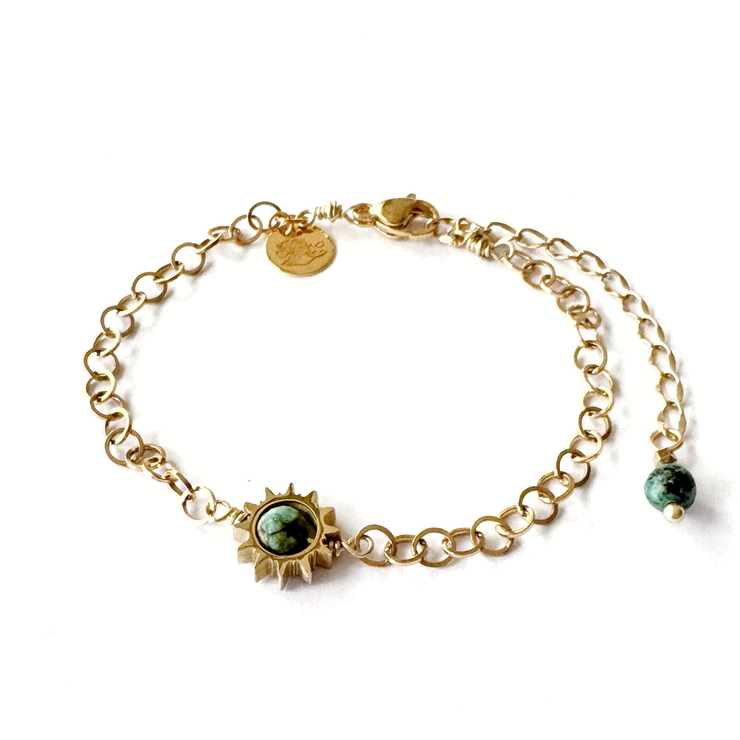 Sun Energy Turquoise Armband