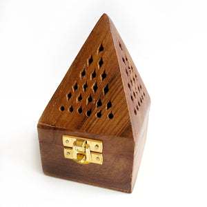 Pyramid incense holder