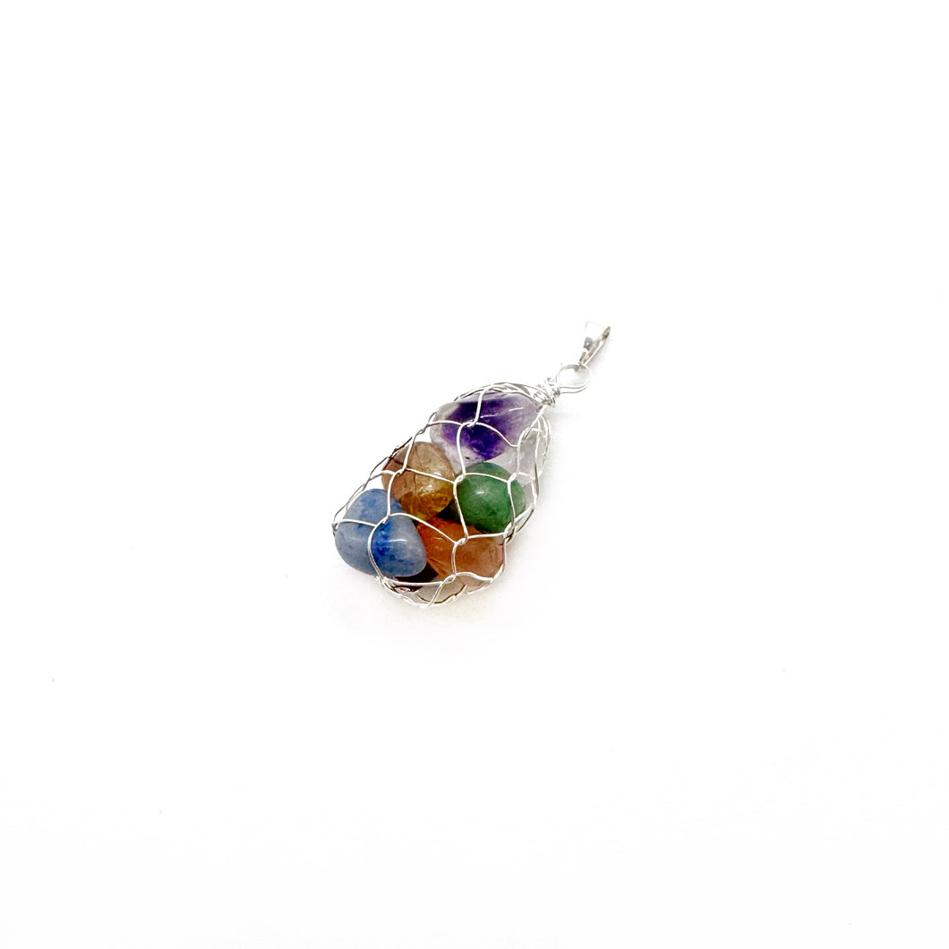 Chakra mineraalsteen hanger