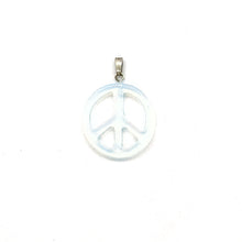 Afbeelding in Gallery-weergave laden, Peace Sign mineraalstenen hangers
