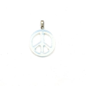Peace Sign mineraalstenen hangers