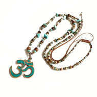 Turquoise Ohm halsketting