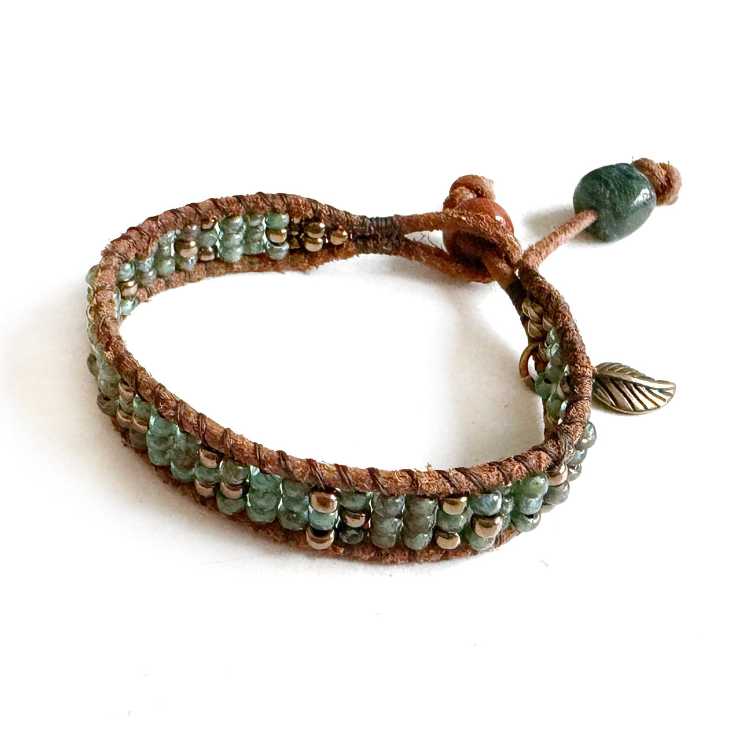 Eclectic lederen armband