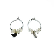 Moonstone oorringen