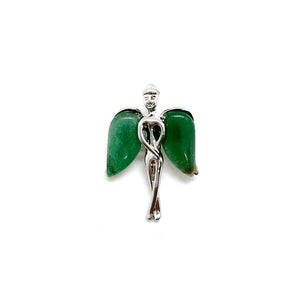 Angel mineral stone pendant collection