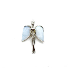 Load image into Gallery viewer, Angel mineral stone pendant collection
