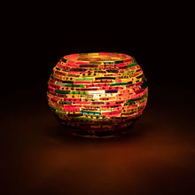 Load image into Gallery viewer, Mozaïek Theelichthouder Stripes
