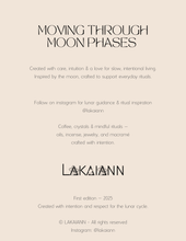 Afbeelding in Gallery-weergave laden, Moving through moon phases Guide
