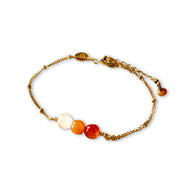 Carnelian glow armband