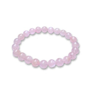 Rose quarts naturel armband 8mm