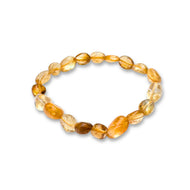 Citrine chip naturel armband 8mm