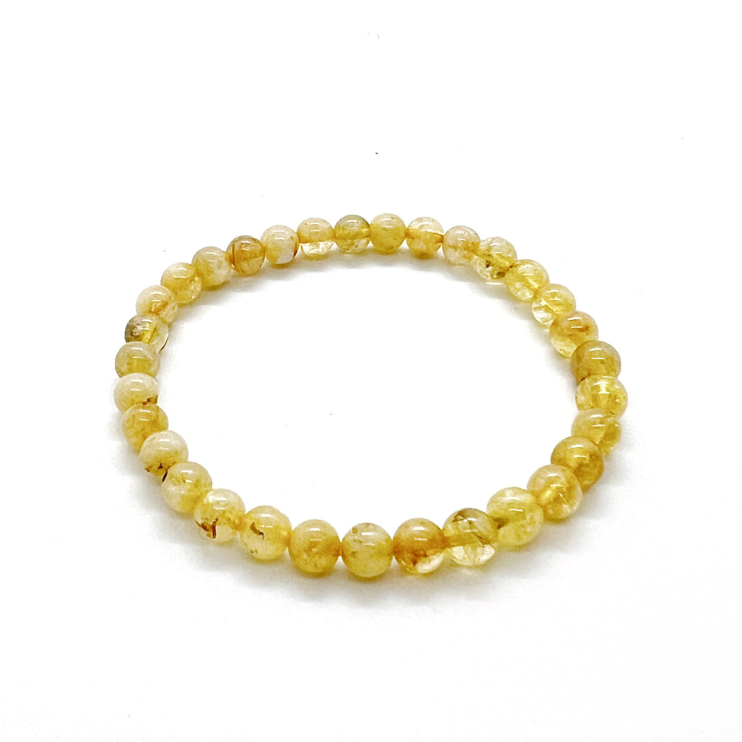 Citrine naturel armband 7mm