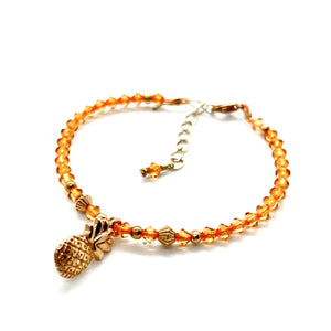 Orange Pinapple armband