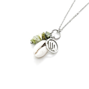 Zodiac mineral stone necklace collection