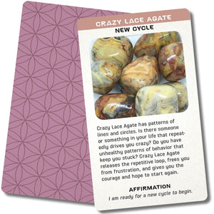 Crystal message cards