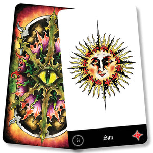 Maleficent Lenormand tarot deck