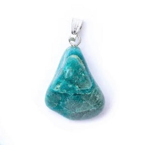 Mineral stone polished pendants