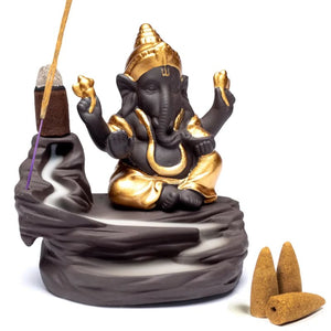 Backflow Ganesha incense holder