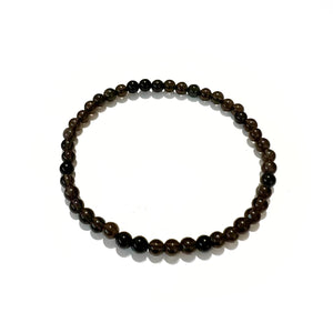 Goldsheen obsidian naturel armband 4mm