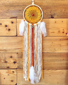 Carnelian sunset dreamcatcher