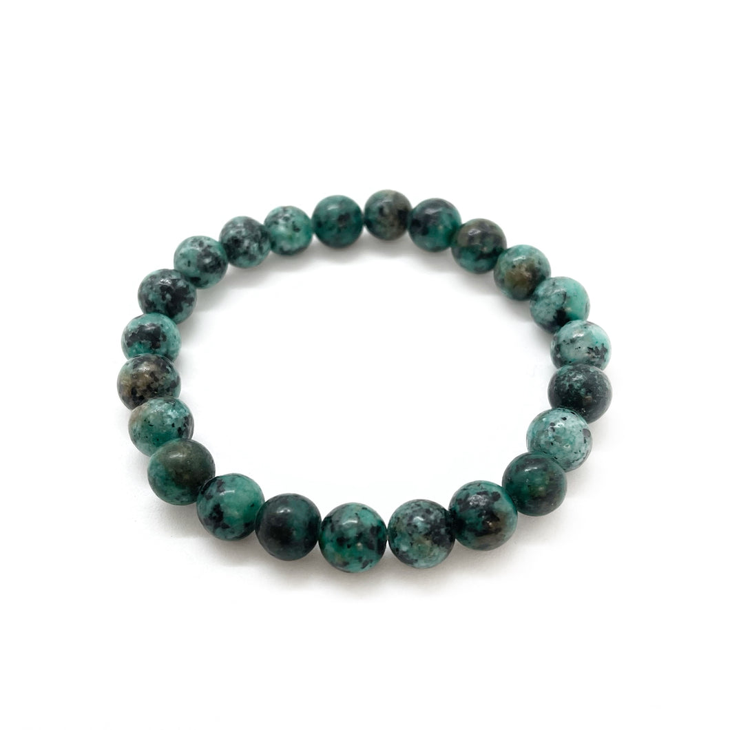 African turquoise naturel armband 8mm