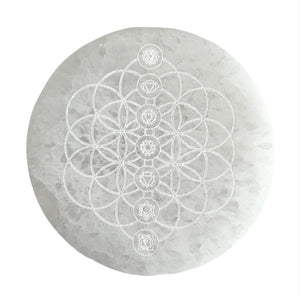 Seleniet chakra flower of life