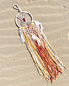 Sunny carnelian dreamcatcher