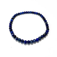 Lapis lazuli naturel armband 4mm