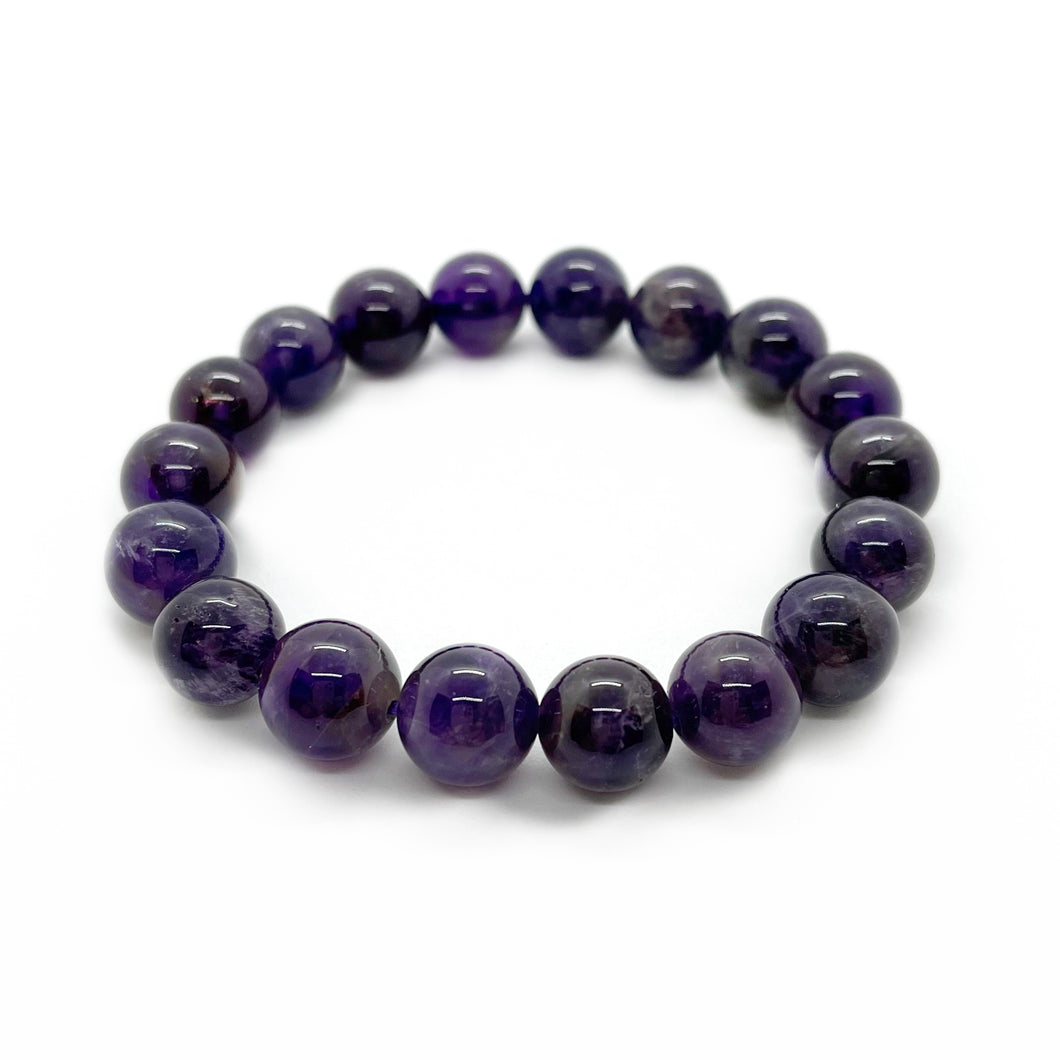 Amethyst naturel armband large