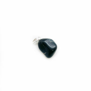 Mineral stone polished pendants