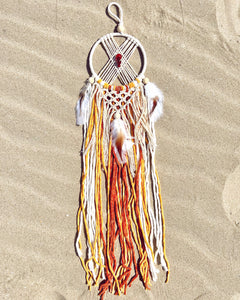 Sunny carnelian dreamcatcher