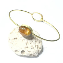 Load image into Gallery viewer, Gypsy mineral stone bracelet
