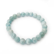Aquamarine naturel armband 5-8mm