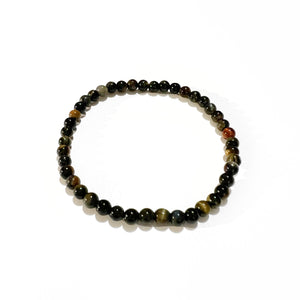 Blue Tiger Eye natural bracelet small