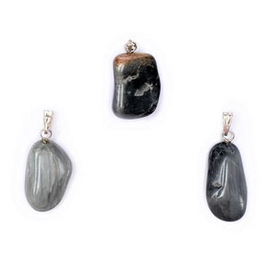 Mineral stone polished pendants